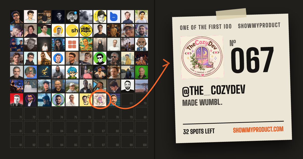 №067 of the First 100: @The_CozyDev, circled in the class photo