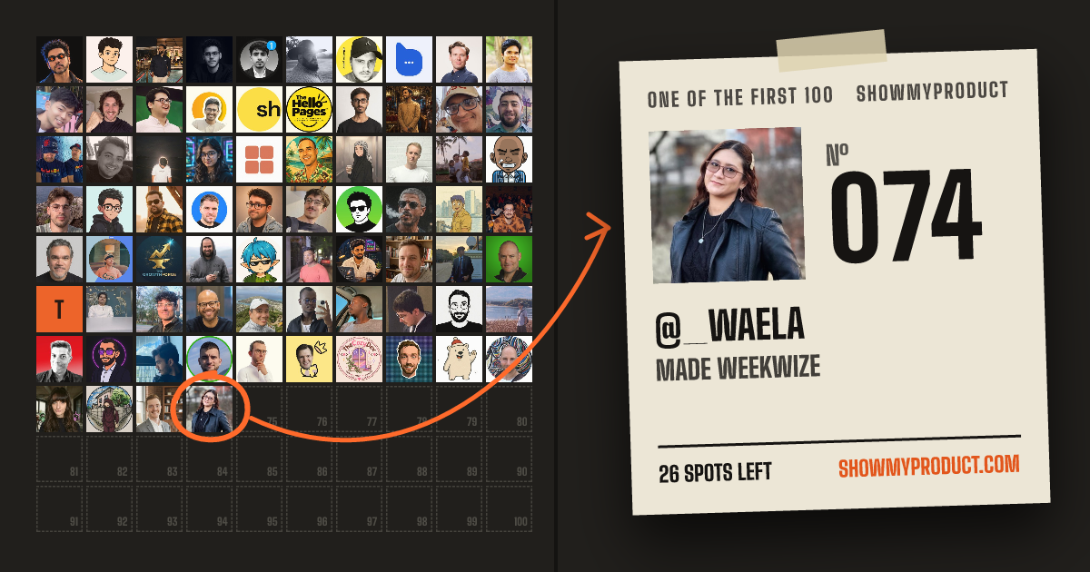 №074 of the First 100: @_waela, circled in the class photo