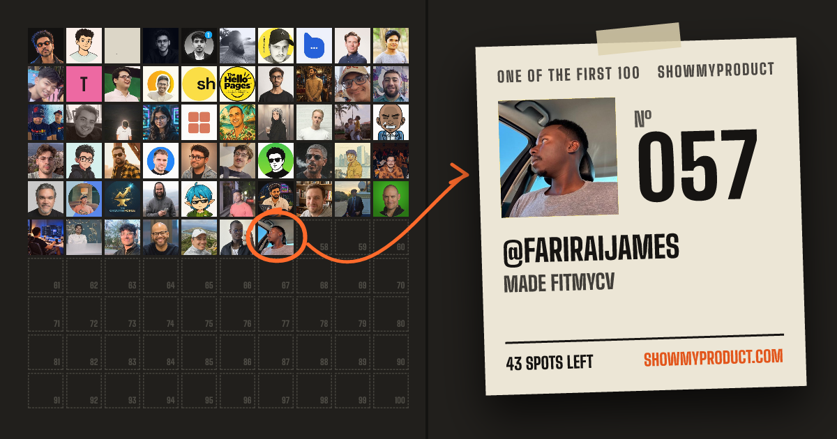 №057 of the First 100: @fariraijames, circled in the class photo