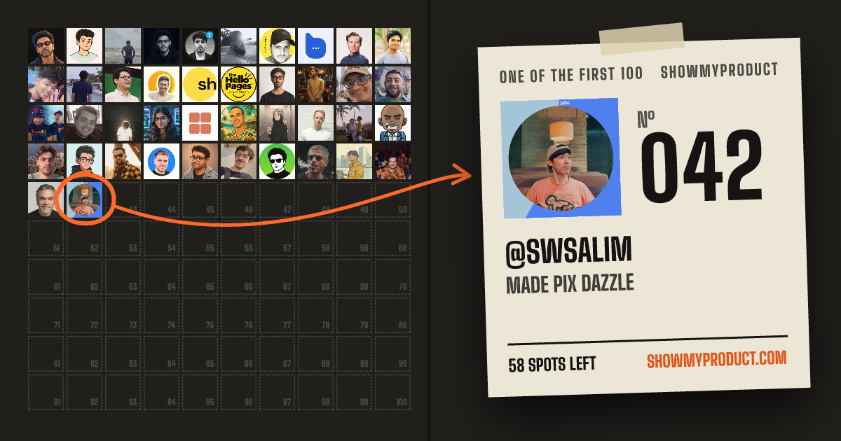 №042 of the First 100: @swSalim, circled in the class photo